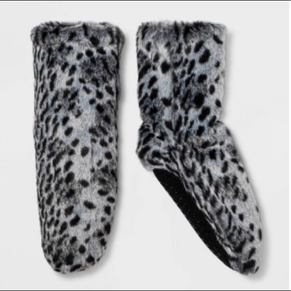 Shoes | Womens Animal Faux Fur Booties 